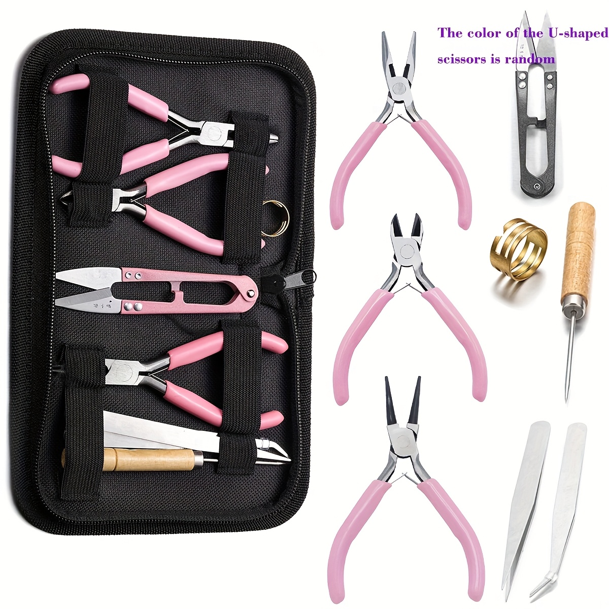 Jewelry Making For Beginners - 8 parçalı Takı Yapımı Alet Seti,