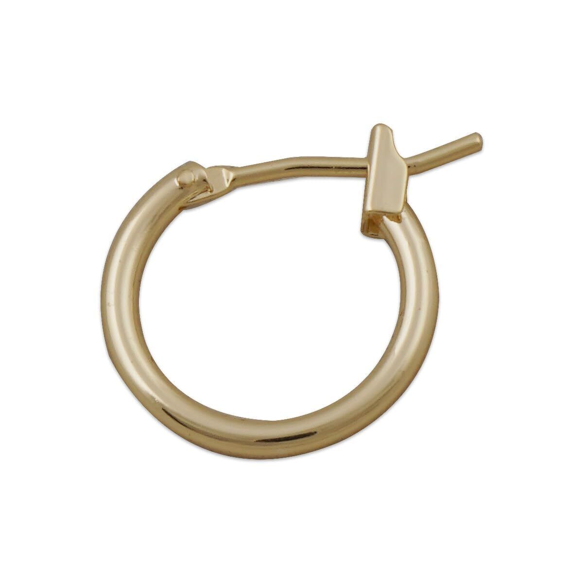 Jewelry Making Hoops - 10 adet 14K Altın Dolgulu Fransız