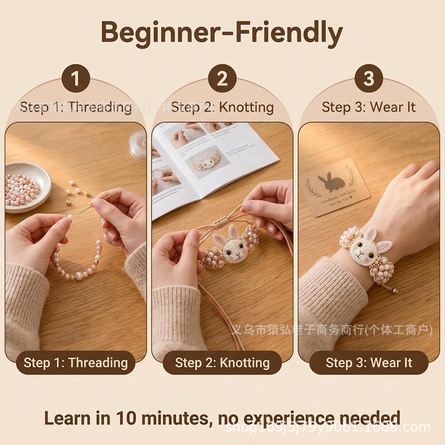 Jewelry Making For Beginners - DIY Dachshund Bilezik Yapımı Kiti Boncuklu