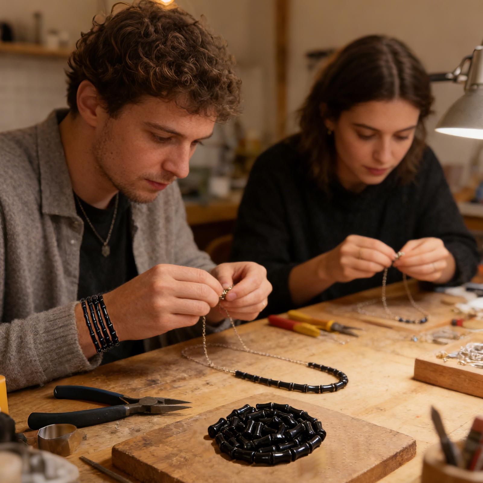 Jewelry Making Workshop For Kids - 50 adet cam boncuklar 8mm takı