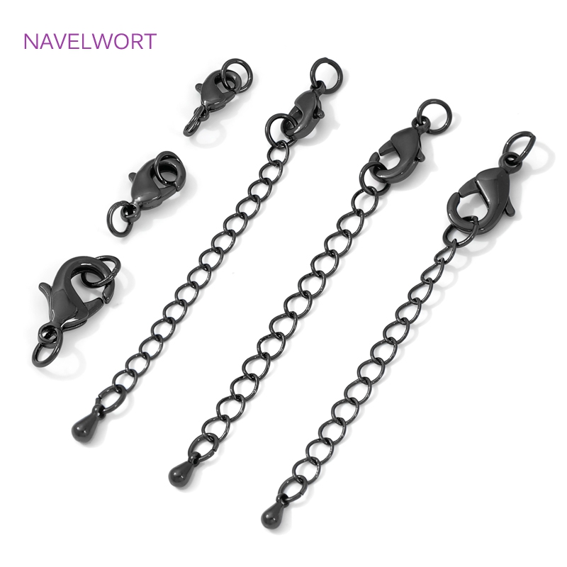 Jewelry Making Items - Siyah Renk Pirinç Istakoz Kapat ve