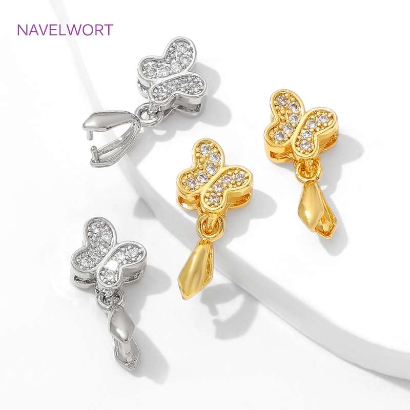 Jewelry Making Items - Pirinç Tutam Kefaletler 18 K Altın