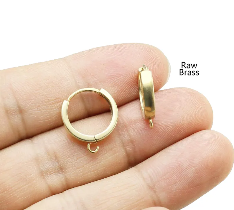 10 adet Pirinç Kulak Çemberler - Jewelry Making Hoops incelemesi ve fiyatı