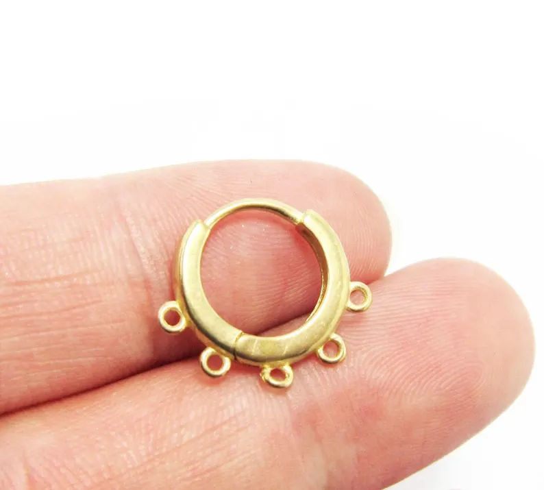10 adet Pirinç Kulak Çemberler - Jewelry Making Hoops incelemesi ve fiyatı