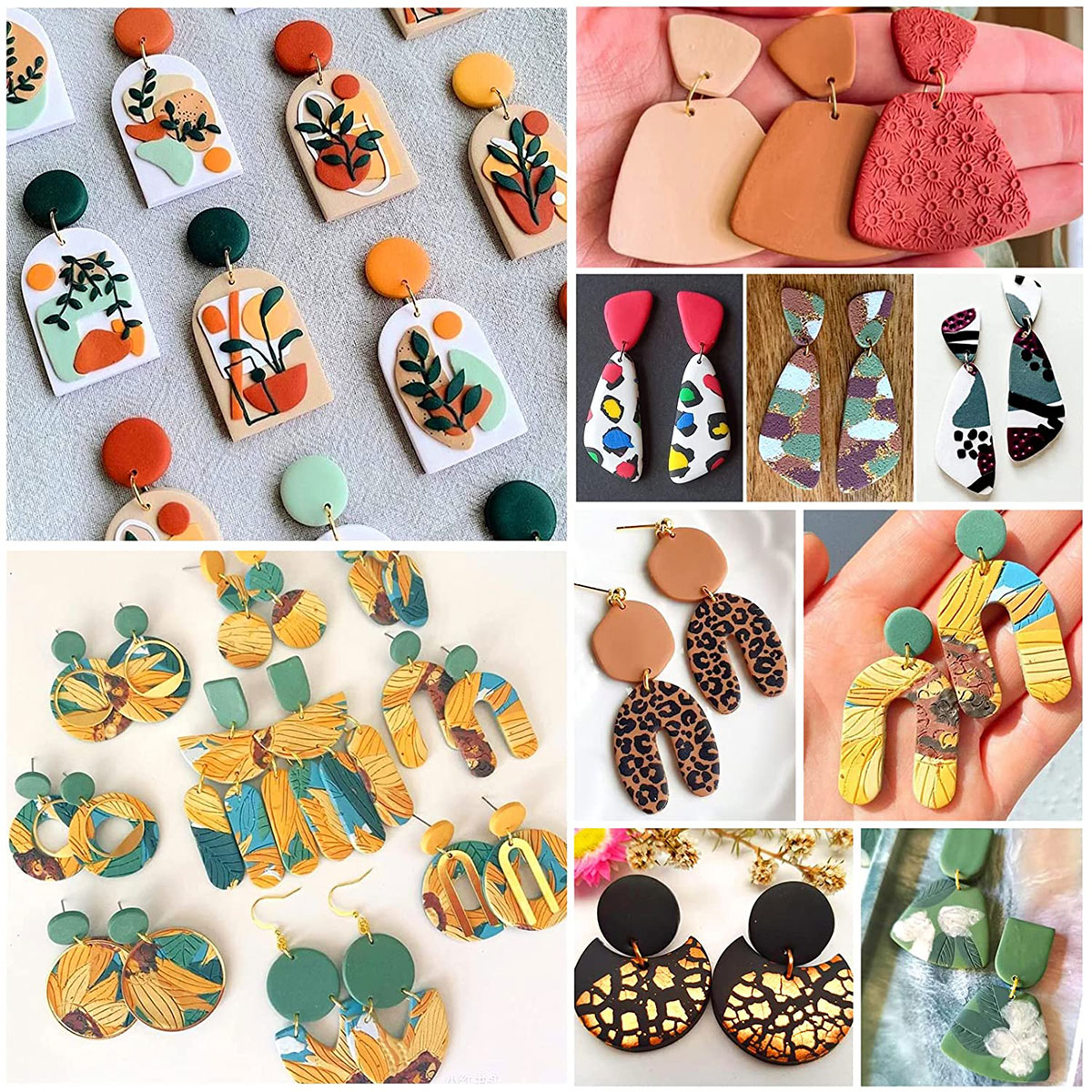 24 adet polimer kil kesici kit - Jewelry Making For Beginners incelemesi ve fiyatı