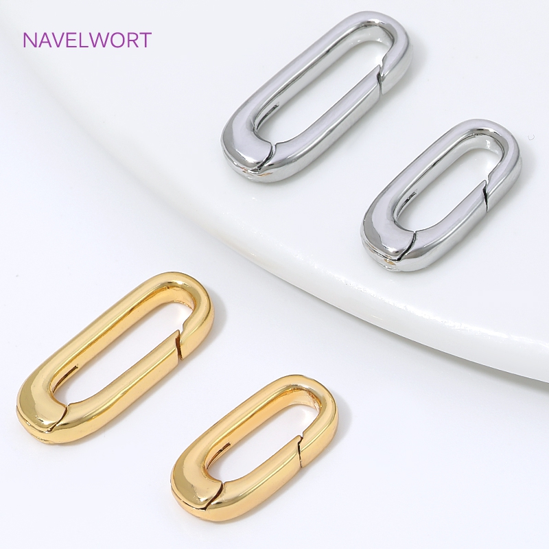 1/2/4 adet 18K altın kaplama O - Jewelry Making Items incelemesi ve fiyatı