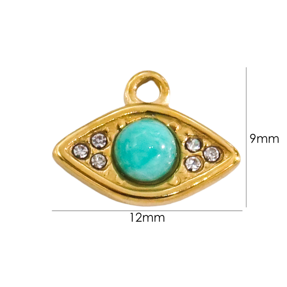 3 adet doğal taş boncuk göz st - Jewelry Making Stones incelemesi ve fiyatı